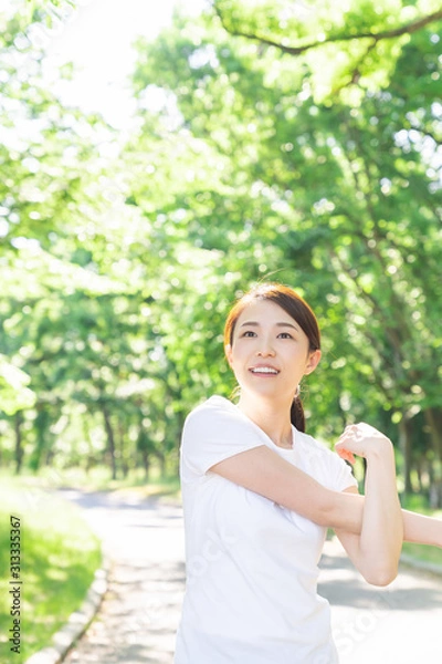 Fototapeta フィットネスイメージ　女性 