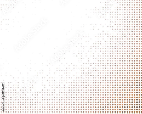 Fototapeta Earth Brown White Random Dots Background, Creative Design Templates