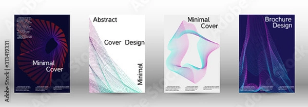 Obraz Cover design template set 