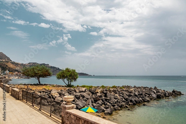 Obraz Embankment and tropical sea island