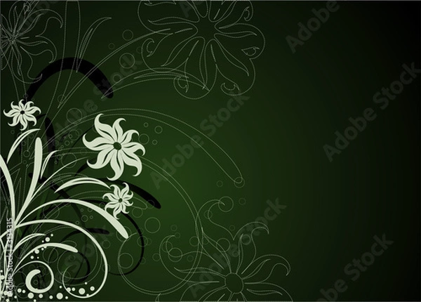 Obraz floral background