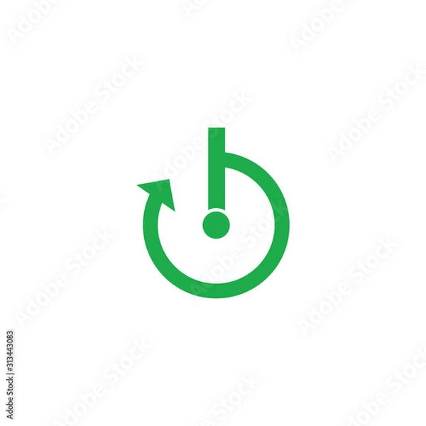 Obraz Arrow vector illustration icon
