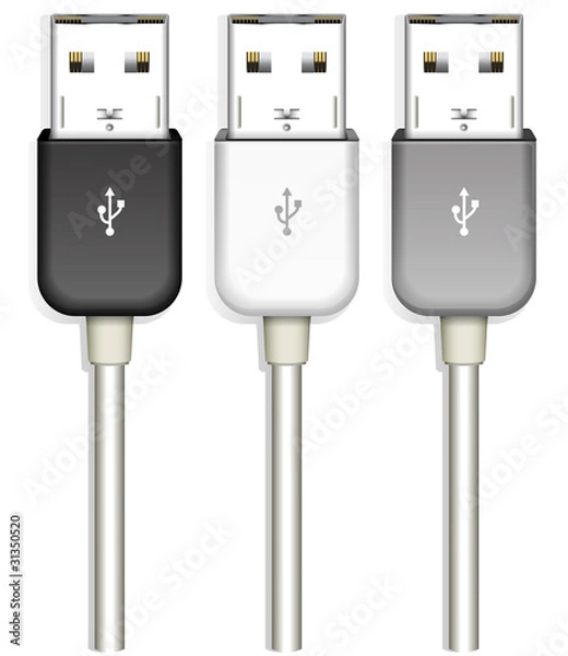 Fototapeta usb plug