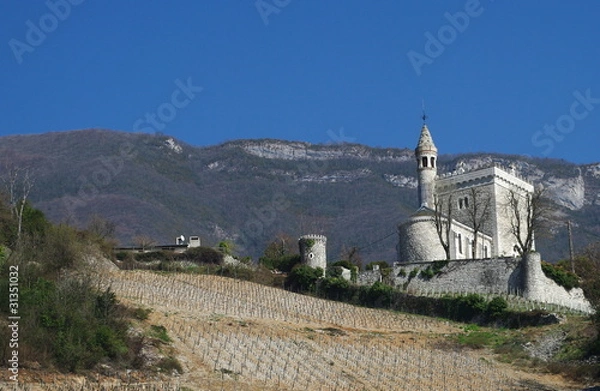 Fototapeta château de miolans - saint pierre d'albigny