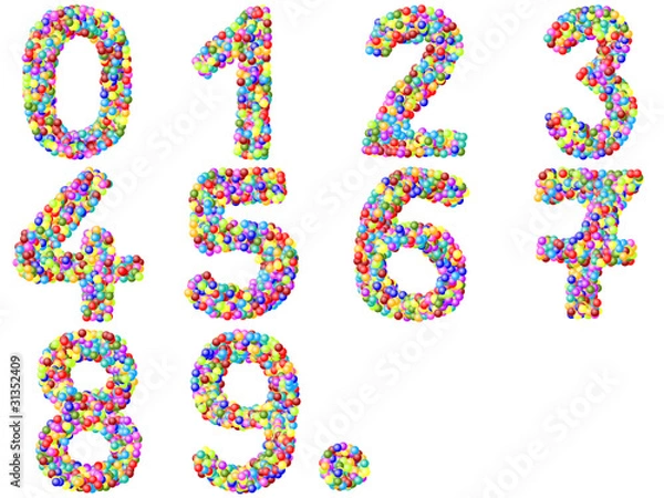 Obraz geburtstagszahlen