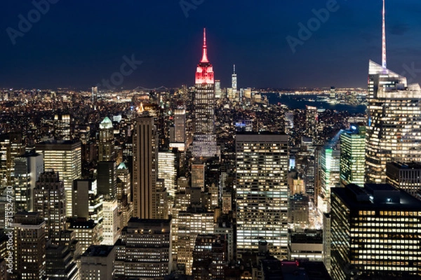 Obraz view of new york city