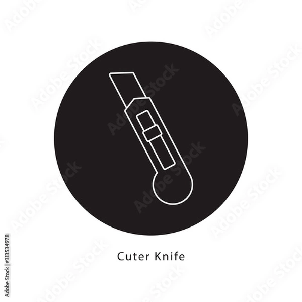 Fototapeta cuter knife