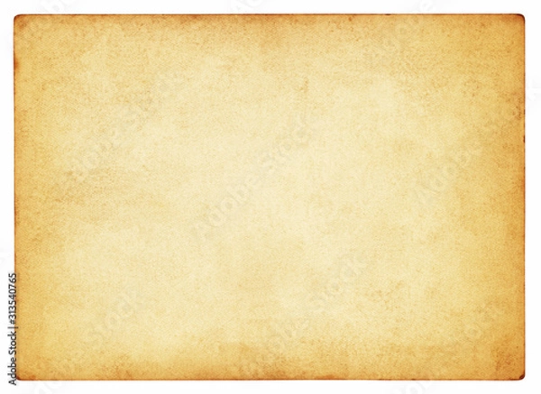 Fototapeta Vintage paper background isolated - (clipping path included)