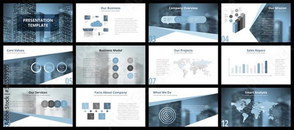 Obraz Business presentation templates