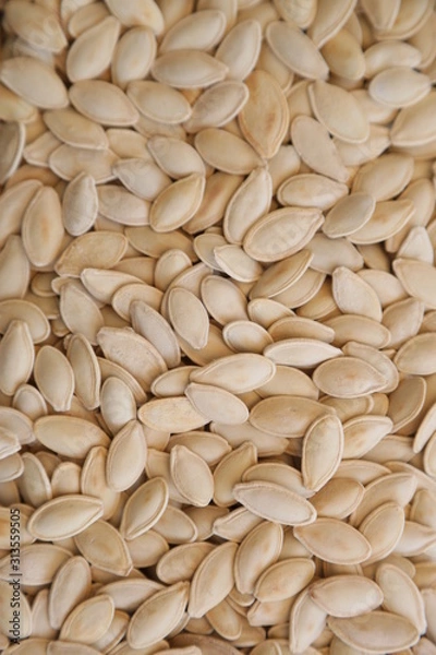 Fototapeta pumpkin seeds background
