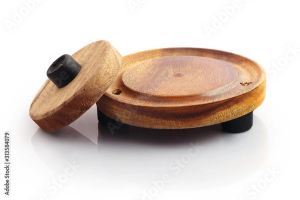 Obraz Wooden Adhirasam Oil Filter with Handle