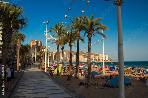 Fototapeta Summer from Benidorm