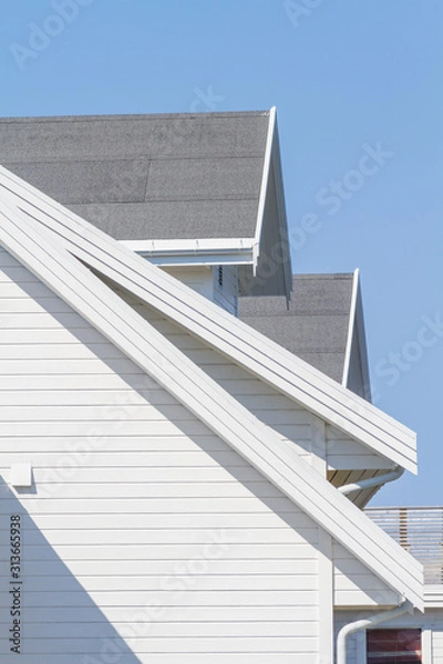 Obraz Holzhaus mit Gauben