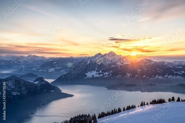 Fototapeta Mount Rigi