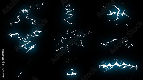 Fototapeta 2D Electric Elements