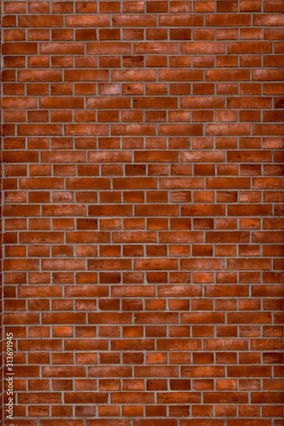 Fototapeta red brick wall background
