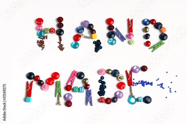 Obraz handmade word
