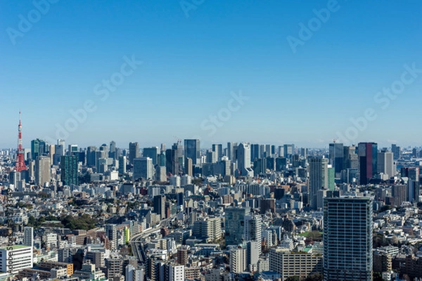 Fototapeta 東京パノラマビュー