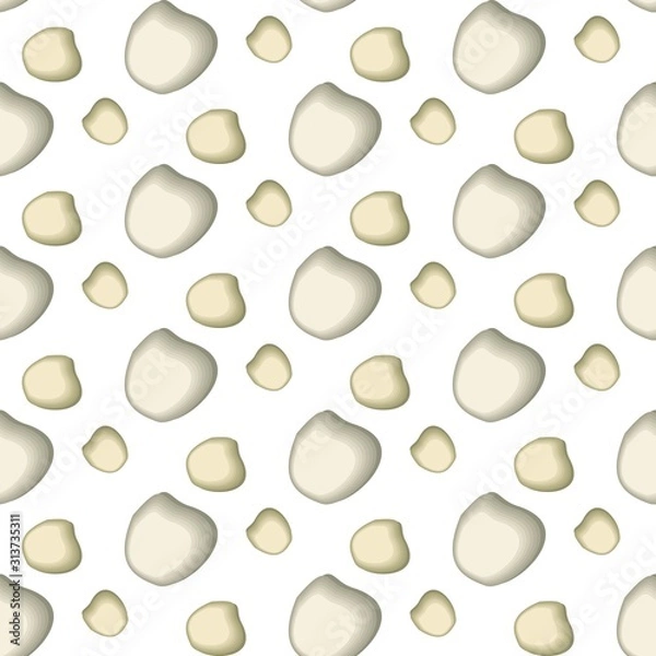 Obraz The vector seamless pattern. Cute rock pattern. Vector for wallpaper, child apron, fabric, textile pattern. Endless print. Background illustration vector.