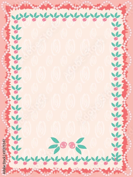 Obraz Cute birthday frame