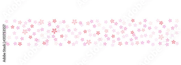 Fototapeta 桜の背景素材　ワイド