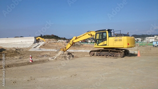 Obraz 防波堤工事