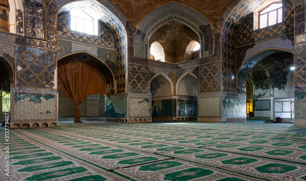 Obraz Blue Mosque Tabriz Interior Iran