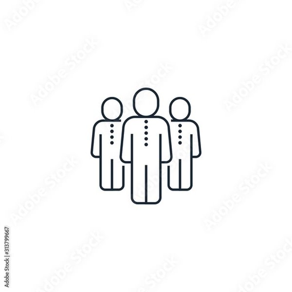 Obraz business people creative icon. From Business People icons collection. Isolated business people sign on white background