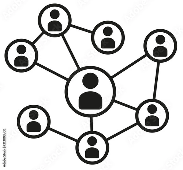 Obraz piktogram sieciowy 2.5