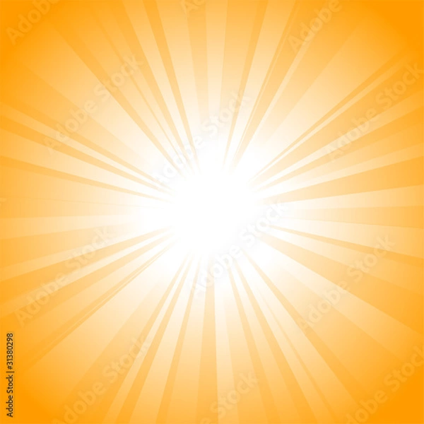 Obraz Sun vector background