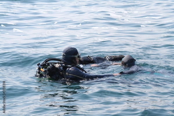 Obraz baptême plongée