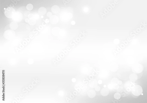 Fototapeta Abstract bokeh lights with soft light background.