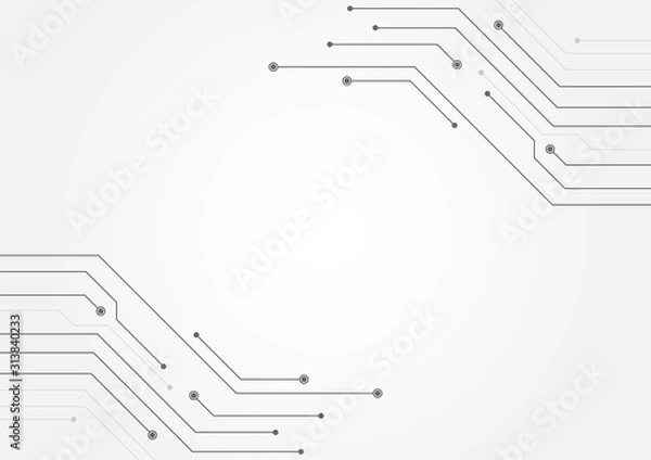 Fototapeta Abstract technology texture circuit board background.