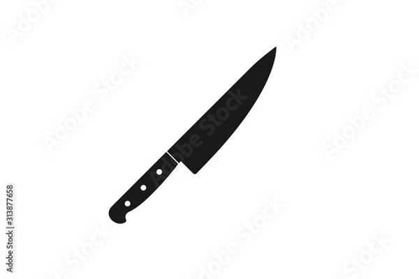 Fototapeta knife icon vector 