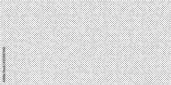 Obraz Abstract halftone black and white vector background. Grunge effect dotted pattern. Vector graphic for web business designs.