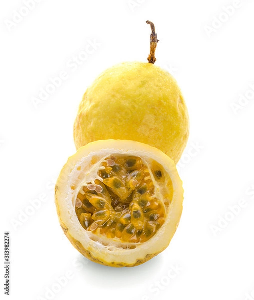 Obraz Passion fruit an isolated on white background