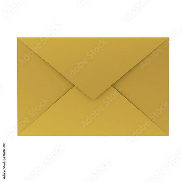 Fototapeta 3d render of envelope