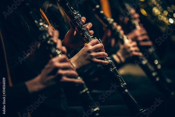 Obraz KLARNETY I DŁONIE