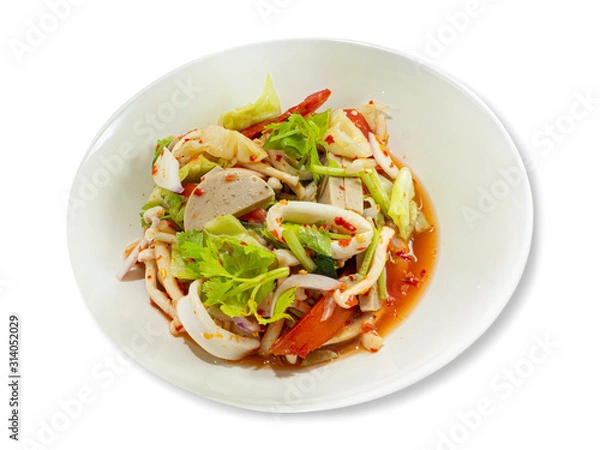 Fototapeta Spicy mushroom on a white background,with clipping path,Boost the immune And reduces the risk of diseases such as cancer, diabetes, Alzheimer's, cardiovascular thrombosis. And high blood pressure