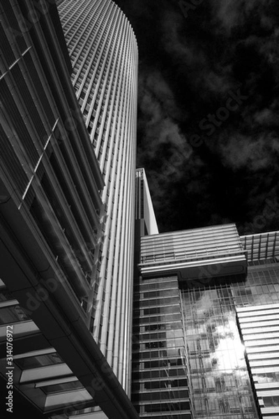 Fototapeta ビルと空