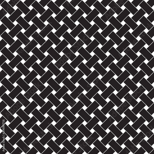 Obraz Seamless pattern geometric.Black and white background.Design for background