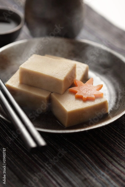 Fototapeta 高野豆腐の煮物で一杯