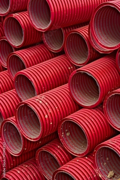 Obraz Red tube construction