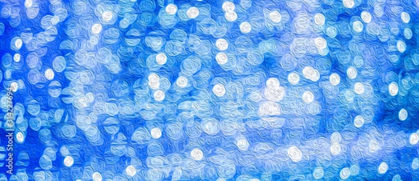 Obraz  Abstract blur bokeh background texture.