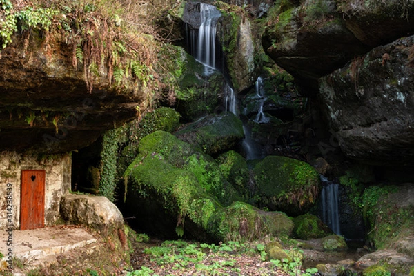 Fototapeta Lichtenhainer Wasserfall Langzeitbelichtung