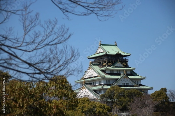 Fototapeta 大阪城天守閣