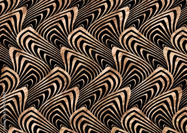 Fototapeta abstract geometric shapes pattern design