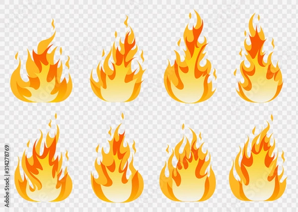 Fototapeta Fire Flames Se