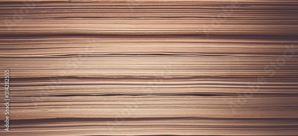Fototapeta Brown paper stack for printing or text