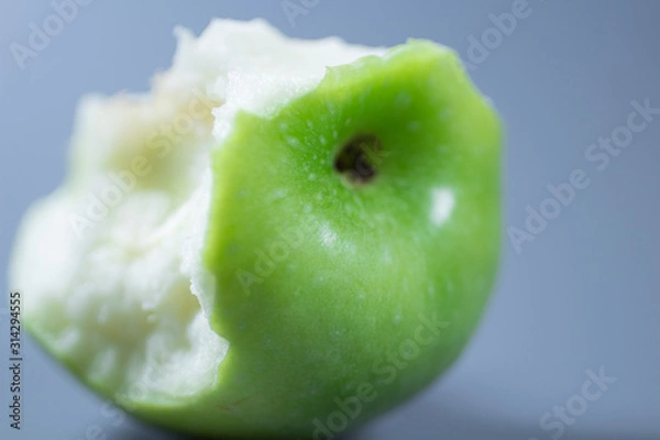 Obraz apple on green background